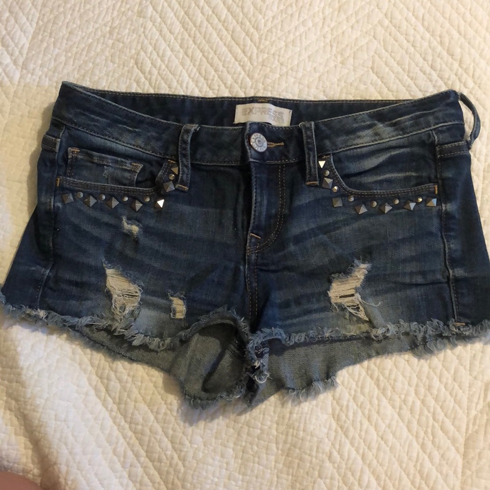 Express jean shorts